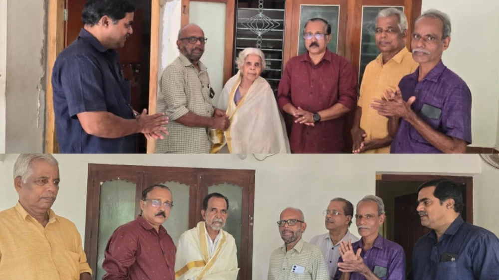  ലോക വയോജന ദിനത്തിൽ മുതിർന്ന അംഗങ്ങളെ ആദരിച്ചു