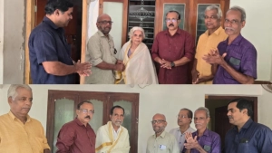 ലോക വയോജന ദിനത്തിൽ മുതിർന്ന അംഗങ്ങളെ ആദരിച്ചു