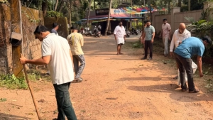 വി.കെ.കെ. സ്പോർട്സ് ക്ലബ്ബിന്റെ നേതൃത്വത്തിൽ ശുചീകരണ പ്രവർത്തനം നടത്തി