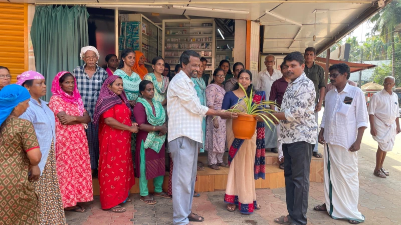  Palliyath Kuni town was cleaned.
