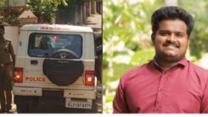 എസ്എഫ്‌ഐ  ജില്ലാ സെക്രട്ടറിയുടെ വീട്ടില്‍ കയറി പൊലീസ് അതിക്രമം