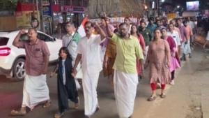 കോൺഗ്രസ് പ്രതിഷേധ പ്രകടനം നടത്തി