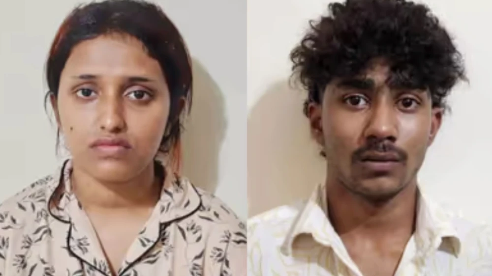  എം ഡി എം എ മായി നഴ്സിംഗ് വിദ്യാർഥിനിയടക്കം രണ്ടുപേർ അറസ്റ്റിൽ