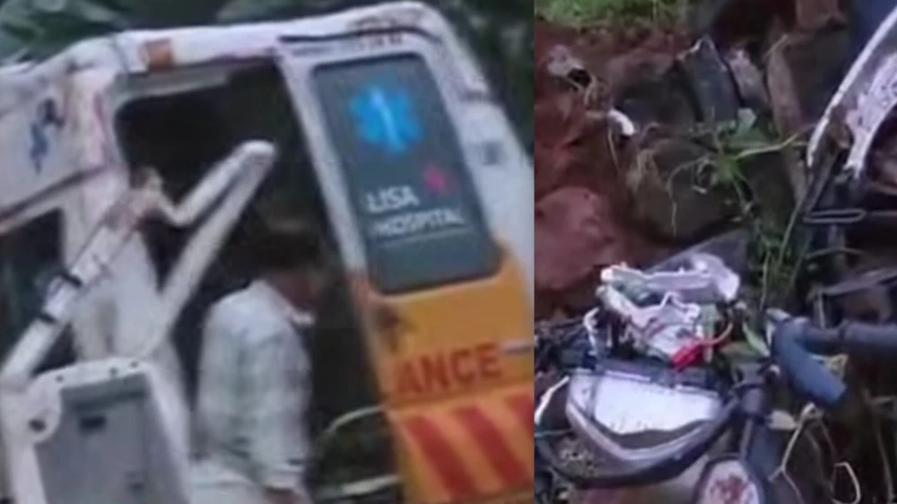  ആംബുലൻസ് ഇടിച്ച് ബൈക്ക് യാത്രക്കാരൻ മരിച്ചു