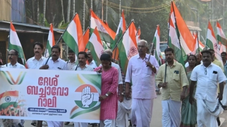 ഉള്ളിയേരിയില്‍ വോട്ട് ബച്ചാവോ ദേശ് ബച്ചാവോ റാലി നടത്തി
