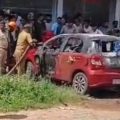 നന്മണ്ടയിൽ നിർത്തിയിട്ട കാറിന് തീപിടിച്ചു
