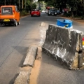 കൊയിലാണ്ടി ദേശീയപാതയിൽ ഡിവൈഡർ അപകടമുണ്ടാക്കുന്നു