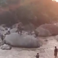 ഇരവഞ്ഞിപുഴയിൽ സ്ത്രീയെ ഒഴുക്കിൽപ്പെട്ട് കാണാതായി.