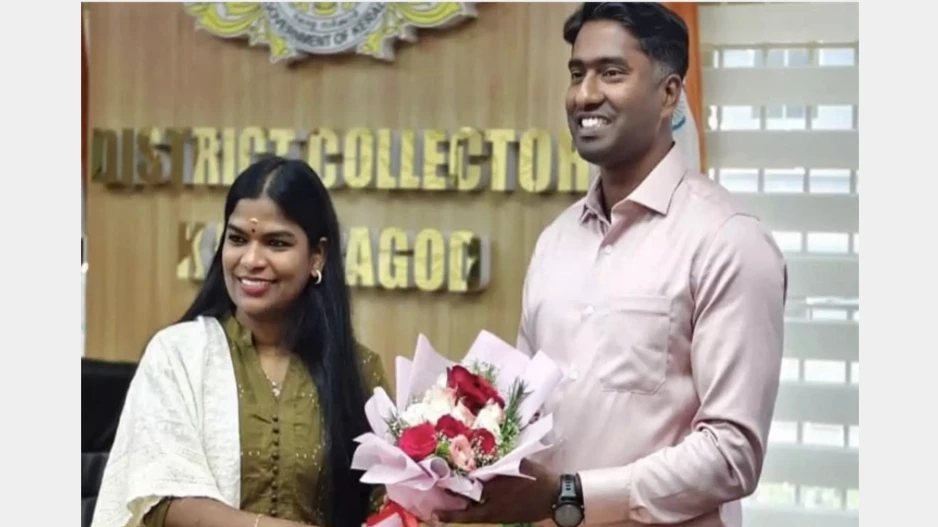  ചരിത്രം കുറിച്ച് ശ്രീധന്യ സുരേഷ് ഐഎഎസ് കാസർക്കോട് കലക്ടറായി.