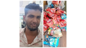 പേരാമ്പ്രയിൽ നിരോധിത ലഹരി വസ്തുവായ ഹാൻസ് മൊത്തക്കച്ചവടക്കാരൻ  പിടിയിൽ.