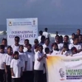 കോഴിക്കോട് ബീച്ചിൽ സ്വച്‌ഛ് സാഗർ സുരക്ഷിത സാഗർ പരിപാടി മേയർ  ഒ  സദാശിവൻ ഉദ്ഘാടനം ചെയ്തു
