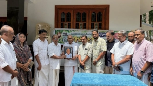 മണ്ണാങ്കണ്ടി ഇബ്രാഹിം ഹാജിയുടെ ഫോട്ടോ അനാച്ഛാദനം ചെയ്തു