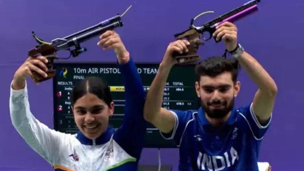 ഏഷ്യൻ ഗെയിംസ് ഷൂട്ടിങ്ങിൽ ഇന്ത്യയ്ക്ക് സ്വർണ്ണം