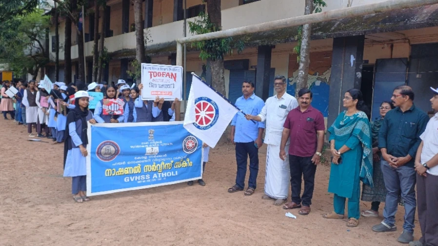 അത്തോളിയിൽ ലഹരിക്കെതിരെ തൂഫാൻ വാക്കത്തോൺ സംഘടിപ്പിച്ചു